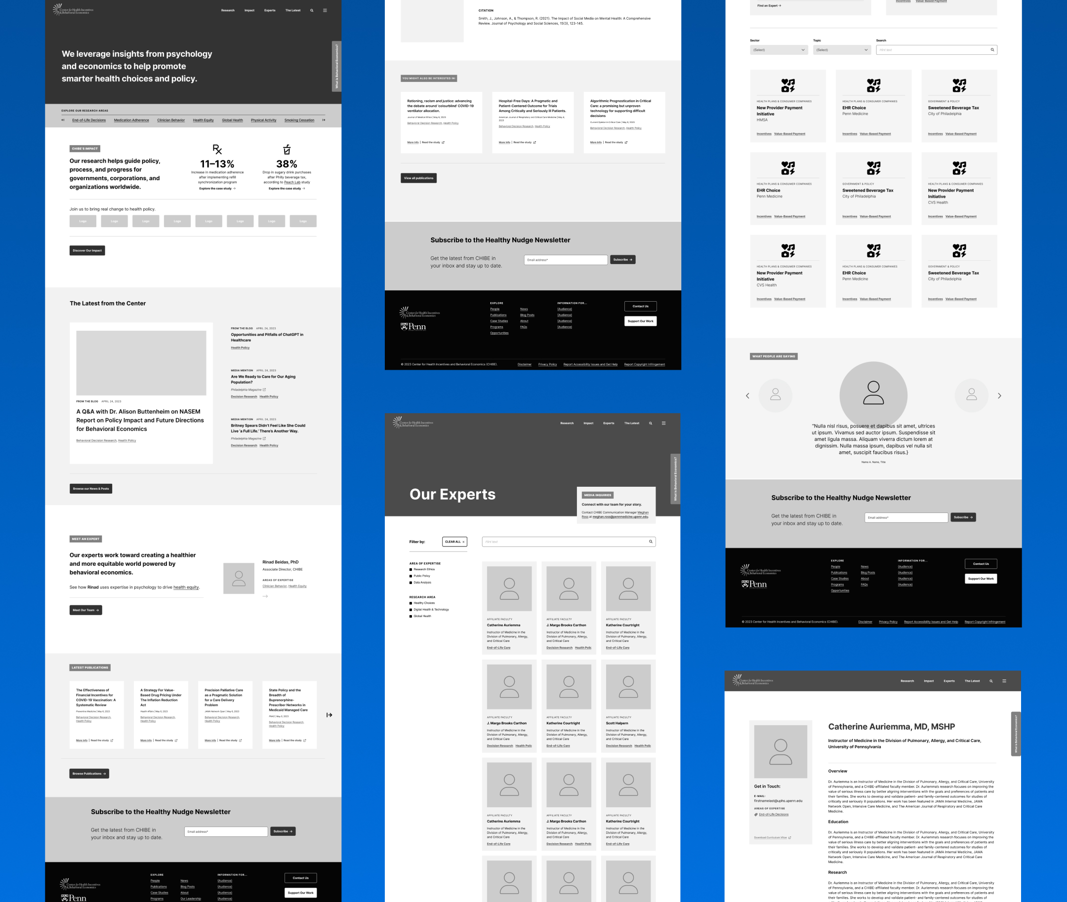 Chibe wireframes