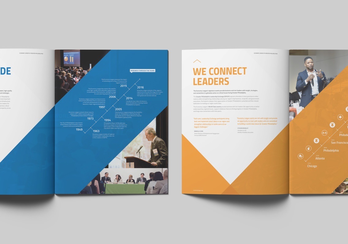 Economy League Brochure Connect Leaders Spread