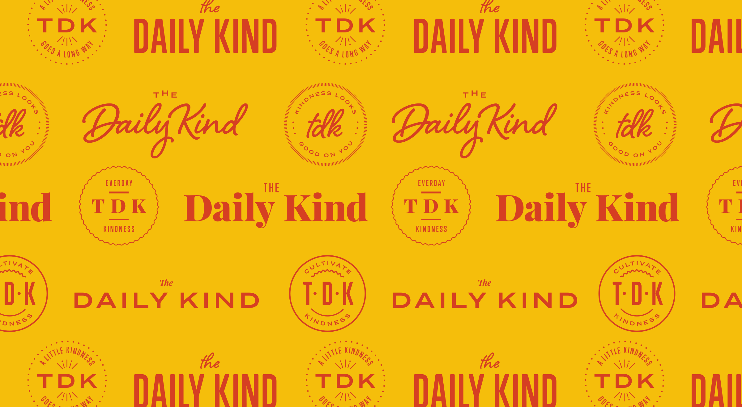 The Daily Kind Logos Gold Hero Image