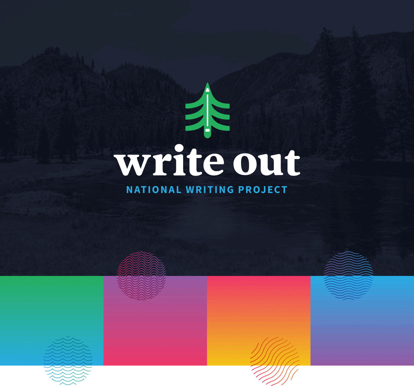 Untuck writeout logo colors patterns